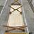 Vintage WWII/Korean War Wood & Canvas Folding Army Cot 3 thumbnail