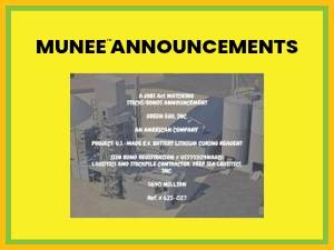 Funding wanted / JOBS Act / munee / ISIN bond / E.V. battery / $640M 1