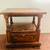Living room coffee table furniture antique wooden sturdy 1 thumbnail