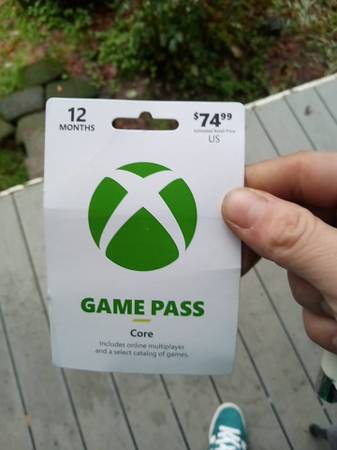 Xbox game pass 1