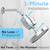 SparkPod 23 Stage Shower Head Filter, Dry Hair & Skin, Polished Chrome 7 thumbnail