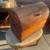 Vintage  wood small domed chest trunk 2 thumbnail