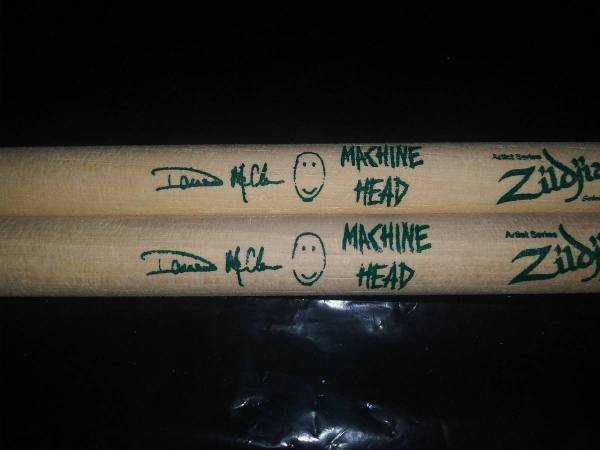 Machine Head Logo & Signature 1 Drumstick Drum Stick 1
