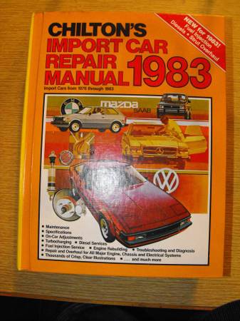 Chilton import manual 1983 1