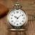 ANTIQUE BRONZE "MOTORCYCLE" POCKET WATCH 2 thumbnail