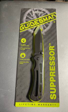 Guidesman Suppressor lock blade pocket knife (2 available) 1