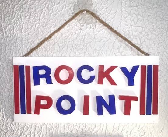 Rocky Point Park Rhode Island Hand Made Sign Ready To Hang 1