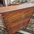 Child's solid oak roll top desk with matching chair 4 thumbnail