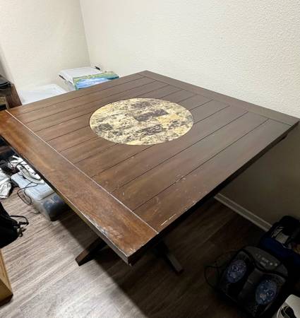 Countertop heights dining table 1