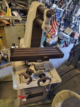 Hardinge Horizontal Milling Machine Mill Shop Tools Garage Tool Machinists 1