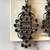 Gorgeous NEW Art Deco style pierced earrings w/ black stones 3 thumbnail