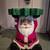 Christmas Santa Stool * Accent Table * Jennings 1 thumbnail