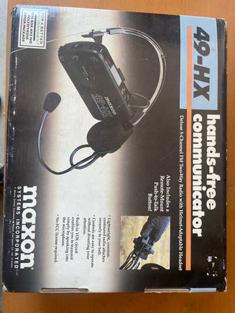 Maxon 49-HX headset communicator 1