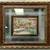 Creazioni Artistiche mirror with silvered relief plaque with scenery 1 thumbnail