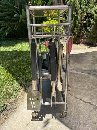 BBQ Cart & Accessories - $35 (san jose south)63471478359681123