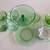 Vintage green depression glass sets 1 thumbnail