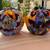 JACK-O-LANTERN  2 Ceramic Jack-O-Lanterns for Sale 4 thumbnail