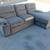 2 Piece Gray Sectional Sofa Couch-DELIVERY AVAILABLE 5 thumbnail