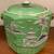 MID CENTURY HAND PAINTED PORCELAIN TEA CANISTER 4 thumbnail
