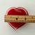 Red Heart encased glass paperweight 5 thumbnail