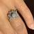 Natural Diamond in18K White Gold Engagement or Cocktail Ring (Size 7) 10 thumbnail