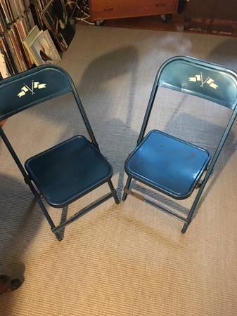 Vintage children's folding chairs 1
