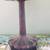 Antique Green Stained Glass Lamp 20" Tall, 14" Across/Shade 5 thumbnail