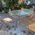 West Elm Outdoor Patio Table & Teak Chairs 3 thumbnail