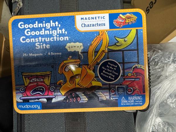 Goodnight, Goodnight, Construction Site Magnetic Characters 1