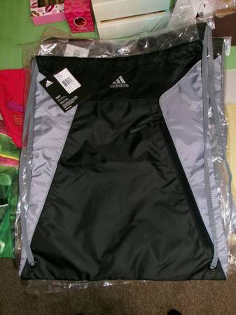 *6  ADIDAS Gear/Gym/Golf  Shoe Bag w/ Drawstring bag/tote. NEW.  6/$50 1