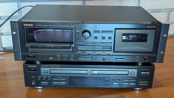 Two TEAC Cassette & CD Recorder Components 1