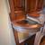 Antique Hall Tree Stand with 4 Coat/Hat Hooks, Umbrella Drip Tray & Beveled Mirr 4 thumbnail