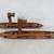 Weaving Loom Shuttle Boat 17" Wall Candle Holders Wooden Steel Tip 10 thumbnail
