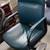 Green Leather Look Chair 1 thumbnail