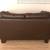 Rich Chocolate Brown Leather Couch 3 thumbnail