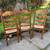 ladder back chairs with rush seats 4 thumbnail