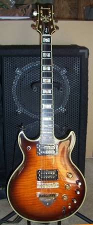 Super Raro Ibanez AR500 de 1981 con Acabado Antiguo de Violín - $3.600 (Bothell)63471341943939123