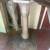 Solid steel pedestal table base 2 thumbnail
