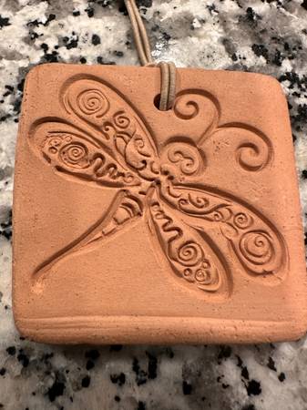 Terracotta Dragon Fly Ornament 1