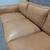 MCM Style West Elm Zander Premium Camel Leather sofa 2 thumbnail