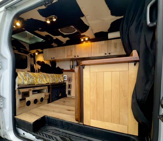 Custom 2015 Ford Transit Camper Van - $49,500 (coastside/pescadero)63654704335361122