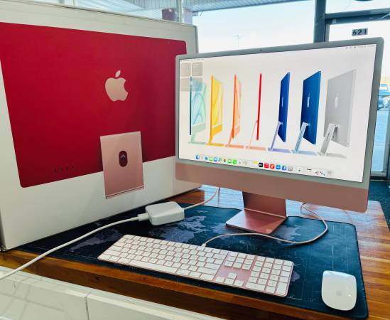 Apple iMac 2021 24” M1 16GB RAM 500GB Fully Functional With Matching K 1