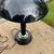 Vintage Flying Saucer Saturn Black Table Lamp Works Fine 4 thumbnail