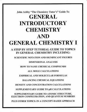 CHEMISTRY TUTORIAL WORKBOOKS, NEW IN CASEPACK OF 56 FOR COLLEGE/CLEP - 1