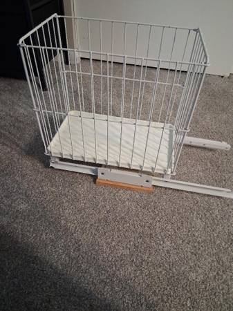 Pull Out Sliding Trash Can holder Insert For Cabinet, Under Sink Or ?? 1