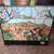 Vintage Stained Glass Fireplace cover 2 thumbnail