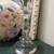 1860 BAKEWELL PEARS "Thistle" Pattern Flint Glass Candlestick 1 thumbnail