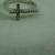 SUN Crystal Cross Sterling Silver Ring 925  sz 7.25  10mm 1 thumbnail