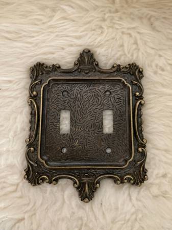 Fancy Wall light switch cover (metal) 1