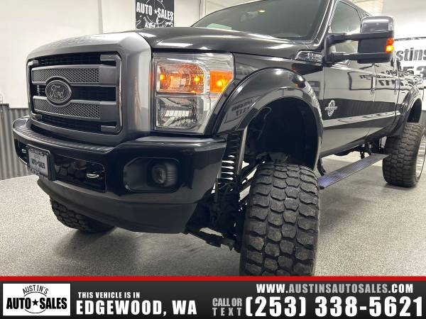 F-350 Super Duty Platinum Crew Cab 2015 elevado *F-350 F350* - $54.951 (Edgewood, WA)63442006950915121